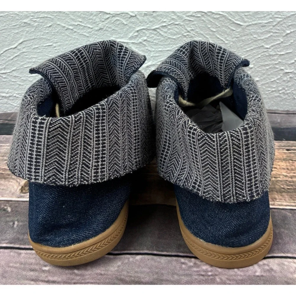Rocket Dog Chukka Boots Womens Size 5 Blue Denim Foldover Casual Shoes